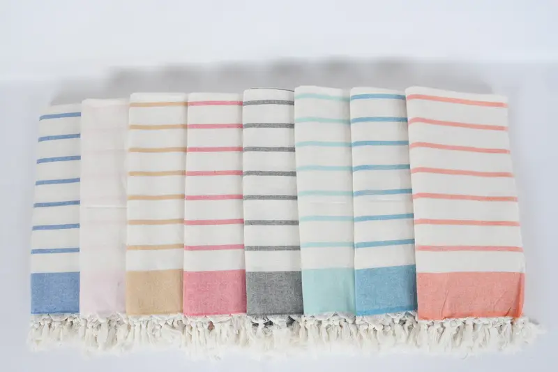 36x18 Cotton Striped Towel, Custom Hand Towel, Personalized Kitchen Towel, Monogram Hand Towel, Wedding Hand Made Gift, Bachelor Party Gifts - 3
