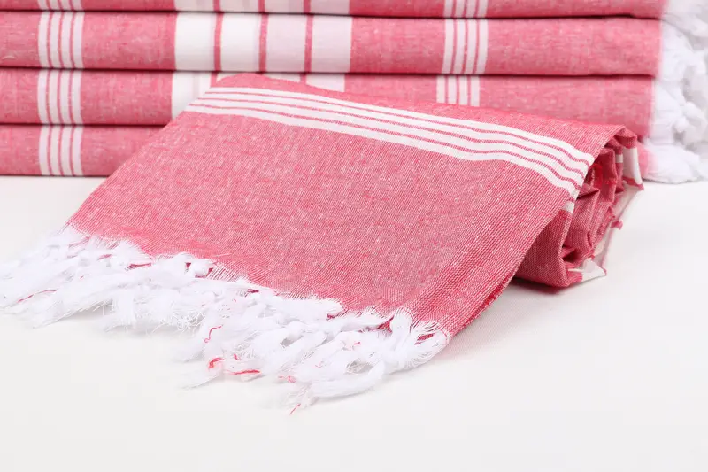 Fringed Turkish towel for poolside, Summer Gift, Birthday Gift, 68x36 Cotton Striped Towel, Bath towel, Custom Beach Towel, Custom Wedding Towel - 4