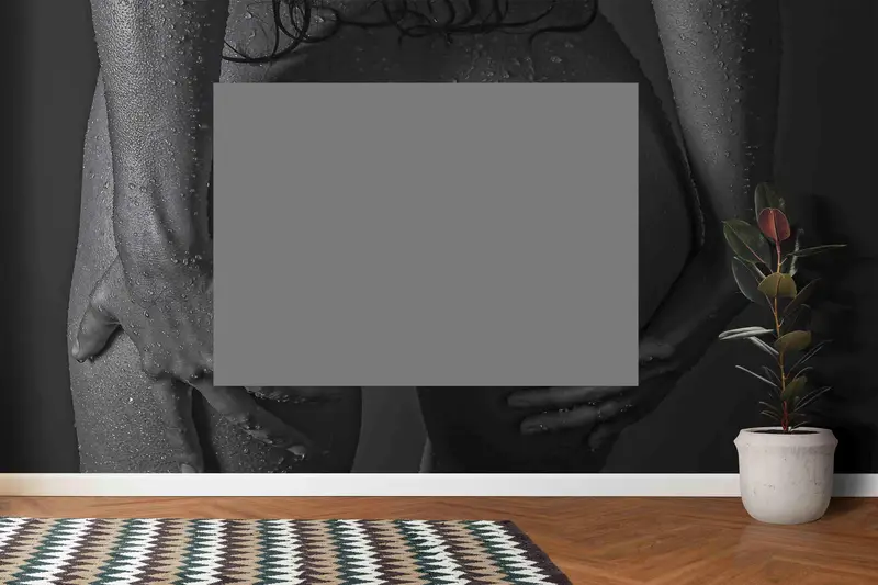 Woman Butt Paper Art, 3D Paper Wall Art, Naked Woman Butt Photo Wall Poster, Nude Wall Painting, Naked Butt Wall Art, Wallpaper, Mature Art - 6