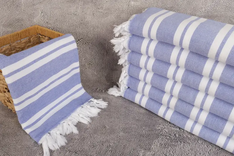 68x36 Cotton Striped Terry Towel, Sand-free towel, Wedding Towel, Bachelorette Party Gifts, Personalized Towel Gift, Housewarming Gift, Xmas Gifts - 3