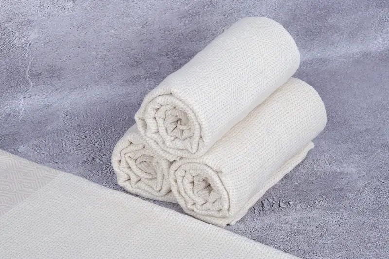 70x40 Cotton Diamond Towel, Bachelorette Gifts, Monogram Turkish Towel, Handwoven Turkish Towel, Organic Turkish towel, Wedding Day Gift For Bride - 8
