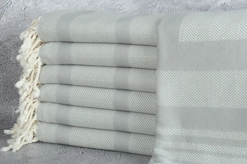 Bachelor Bachelorette Party Favors, Turkish Towel Monogram, Guest Towel, 68x38 Cotton Chevron Towel, Bridal Shower Gift, Grandma Gift, Custom Gift - 2