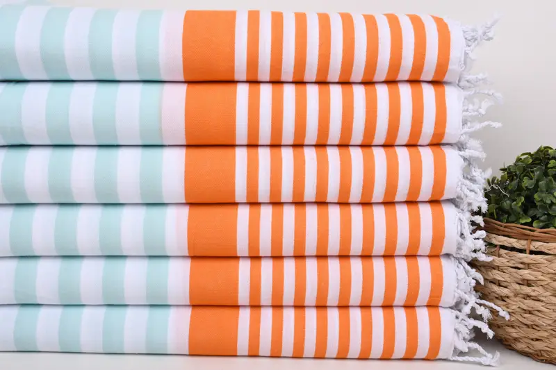 Personalized Gifts, Turkish Beach Towel Personalized, 68x36 Cotton Striped Towel, Yoga Towel, Bachelorette Gifts, Turkish hand towel, Bachelor Gift - 2