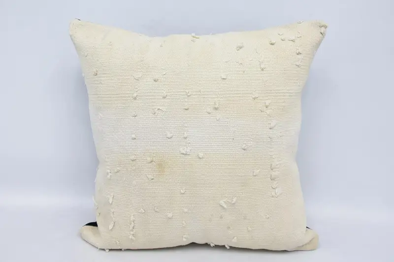 Square Vintage Plaid Pillow Cover, Gift White 60x60 cm Pillowcase - 1