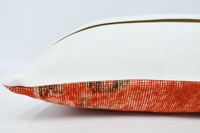 Pillow Cover, Gift Pillow, Sofa Bolster Cushion Cover, 16x36 Red Cushion Case, Southwestern Cushion Cover, Antique Pillows, Throw Kilim Pillow - 6