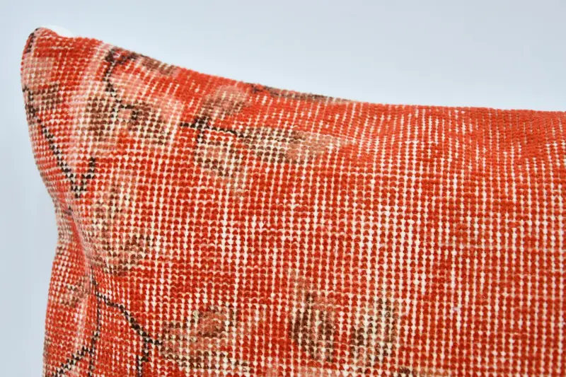 Pillow Cover, Gift Pillow, Sofa Bolster Cushion Cover, 16x36 Red Cushion Case, Southwestern Cushion Cover, Antique Pillows, Throw Kilim Pillow - 2