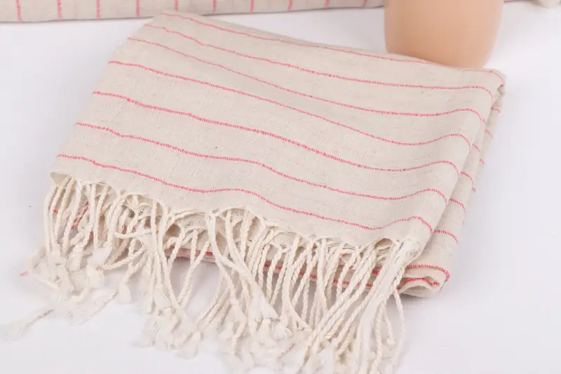 Monogrammed Beach Towel, Grandma Gift, 70x38 Cotton Striped Towel, Personalized Beach Towel, Beach Towel Bulk, Handmade Gift, Wedding Hand Made Gift - 5