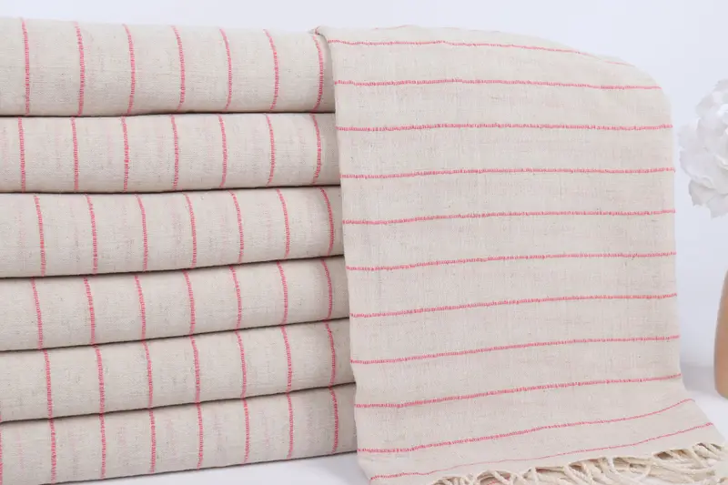 Monogrammed Beach Towel, Grandma Gift, 70x38 Cotton Striped Towel, Personalized Beach Towel, Beach Towel Bulk, Handmade Gift, Wedding Hand Made Gift - 2