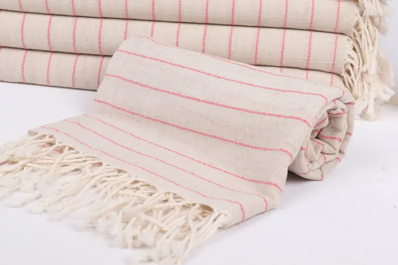 Monogrammed Beach Towel, Grandma Gift, 70x38 Cotton Striped Towel, Personalized Beach Towel, Beach Towel Bulk, Handmade Gift, Wedding Hand Made Gift - 4