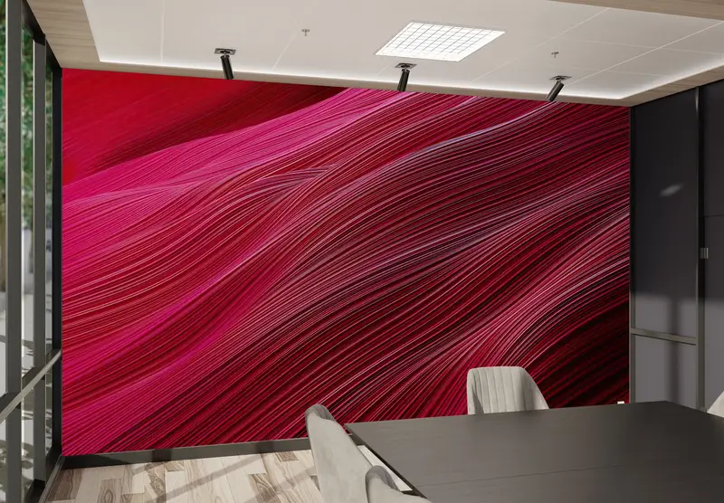 3d Wall Paper,Red And Pink Tones Wall Art,Modern Wall Paper,Pink Wall Paper,Paper Wall Art ,Red Wall Decor, - 7