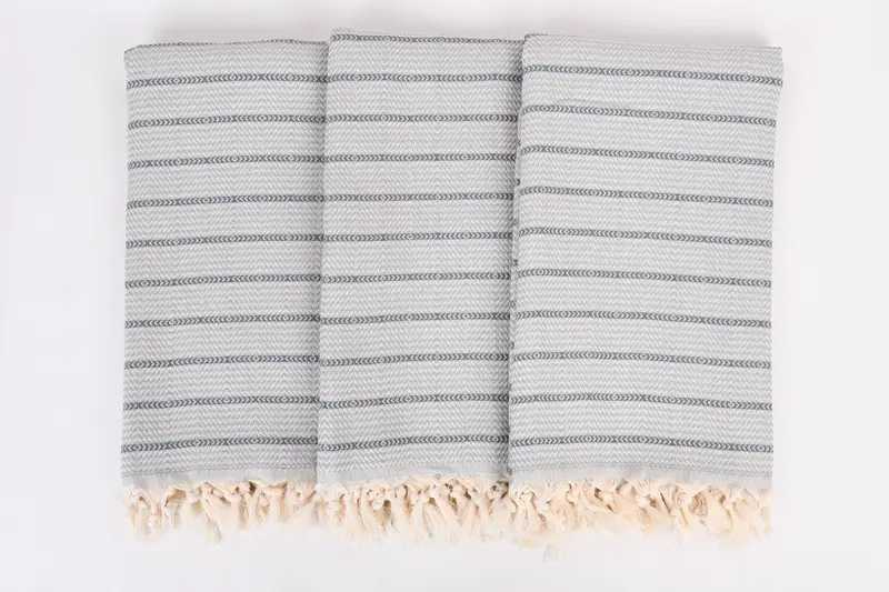 70x40 Cotton Striped Towel, Holiday Towel, Personalized Bridesmaid Gift, Christmas Gift, Bachelorette Party Gifts Bridesmaids, Fouta towel - 7