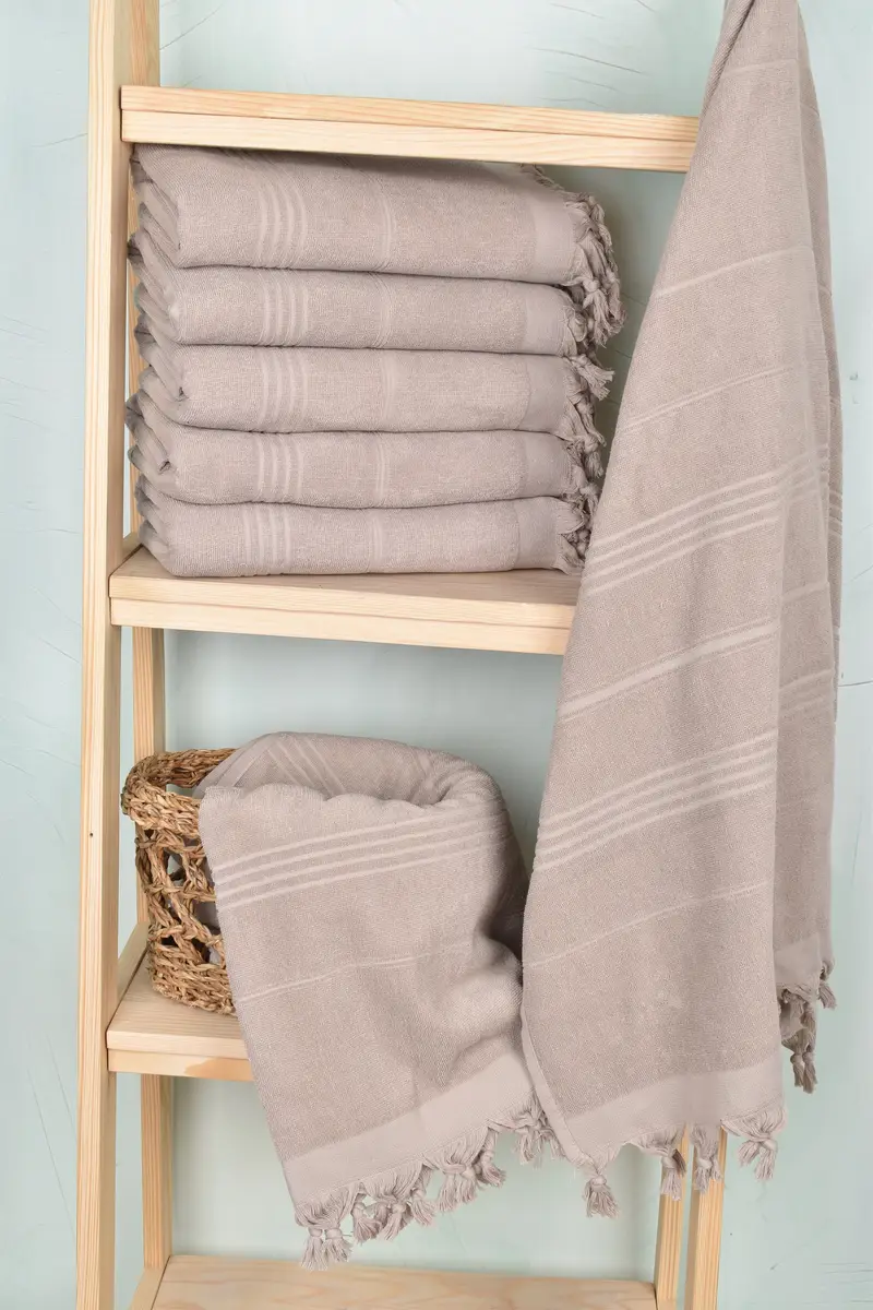 Spa Towel, Wedding Day Gift For Bride, Housewarming Gift, Beach Towel Bulk, Personalized Turkish Towel, Gym Towel, 68x36 Cotton Solid Terry Towel - 3