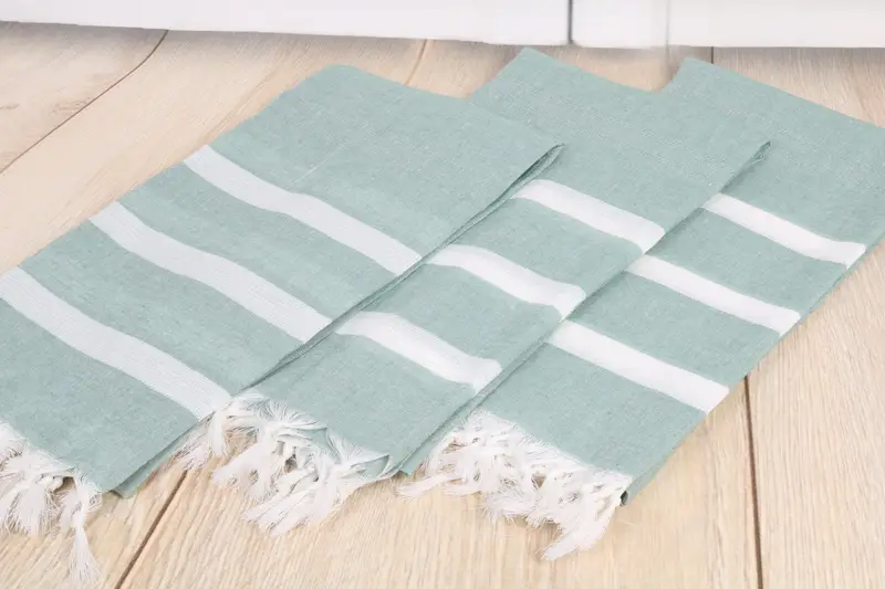 Home Decor Gifts, 70x40 Cotton Striped Towel, Bachelorette Party Favors, First Wedding Anniversary Gift, Bride Gift, Bridesmaid Gift Towel - 6