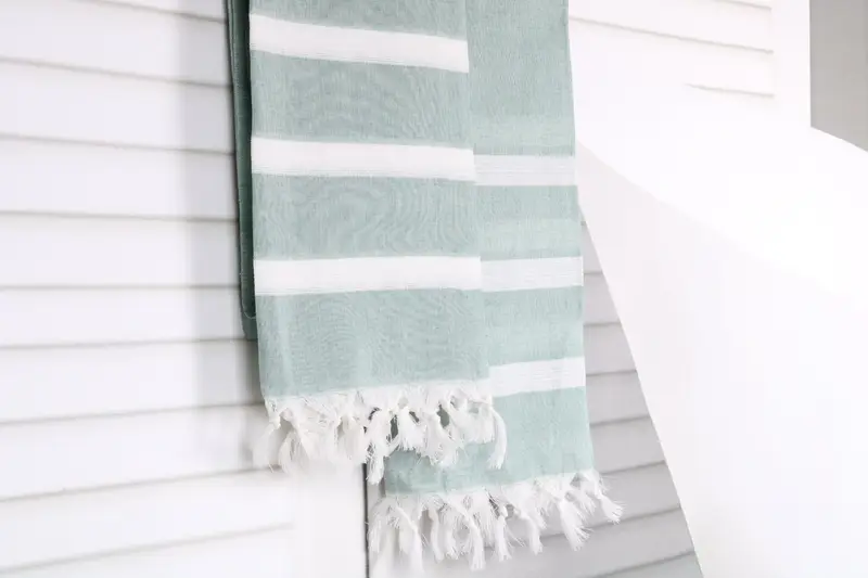 Home Decor Gifts, 70x40 Cotton Striped Towel, Bachelorette Party Favors, First Wedding Anniversary Gift, Bride Gift, Bridesmaid Gift Towel - 8