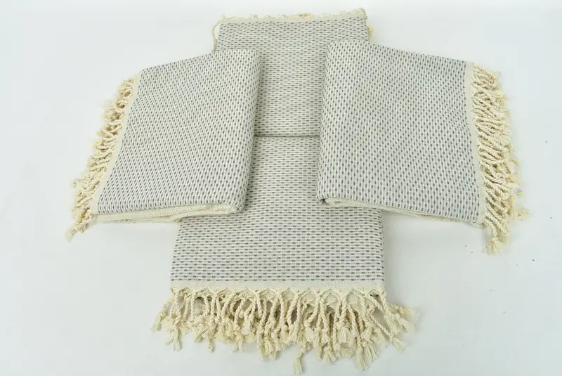 Personalized Turkish Towel, Spa Towel, Home Decor Gifts, Employee Gifts, Luxury towel, Handmade Turkish Towel, 70x40 Cotton Polka Dot Towel - 6