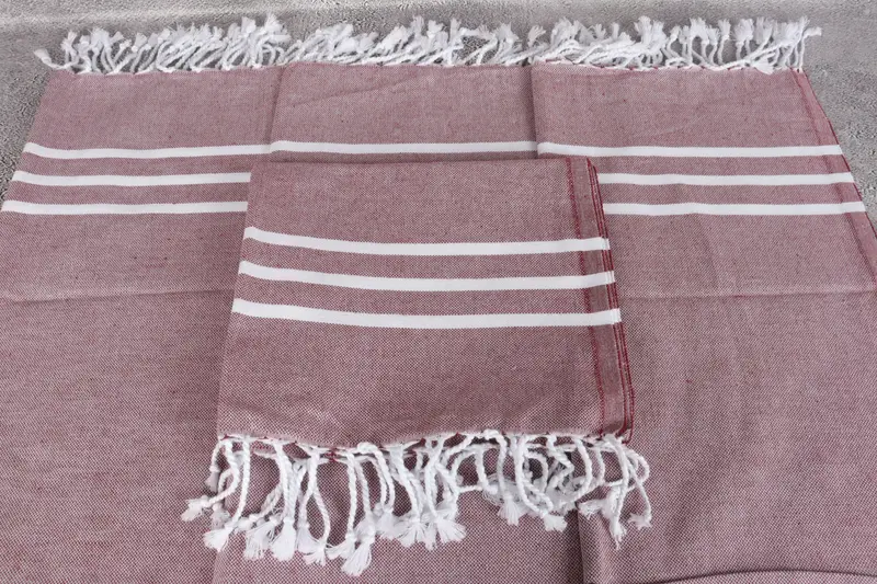Wedding Anniversary Gift, Personalized Dish Towel, Home Decor Towel, 40x20 Cotton Striped Towel, Personalized Hand Towel, Monogram Kitchen Towel - 4