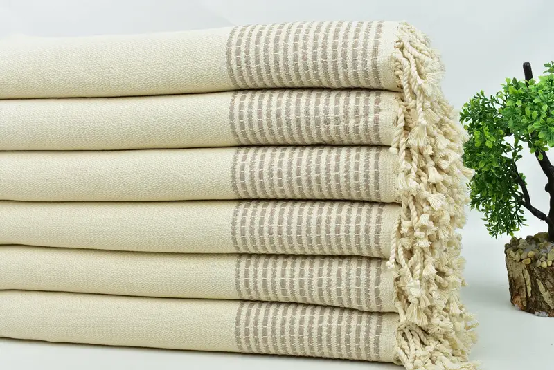 Summer Towel, Turkish beach towel, Welcome Wedding Gift, Personalized Home Gift Wedding, Summer Gift, Beach towel, 70x36 Cotton Striped Towel - 3