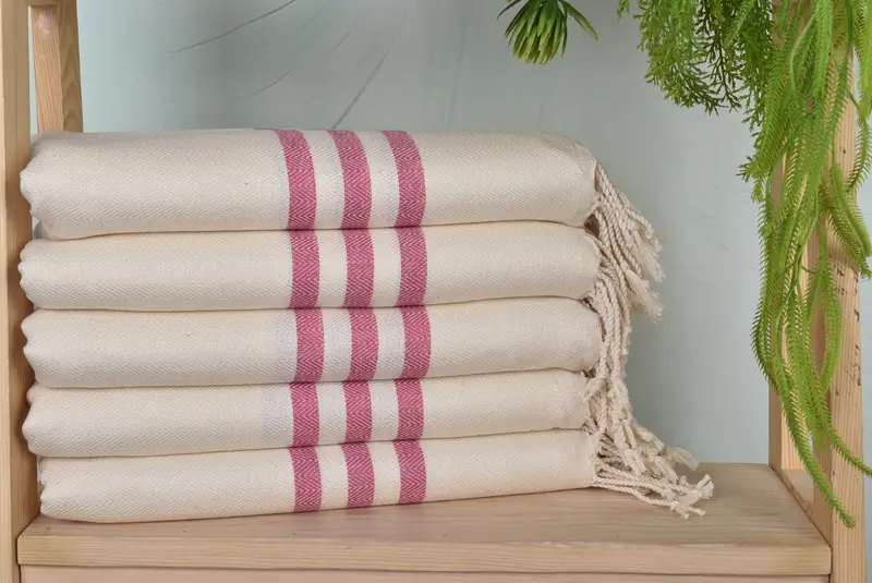 Bachelorette Party Gifts Bridesmaids, Personalized Towel, Organic Turkish towel, 70x40 Cotton Striped Towel, Unique Gift, Bachelorette Party Gifts - 1