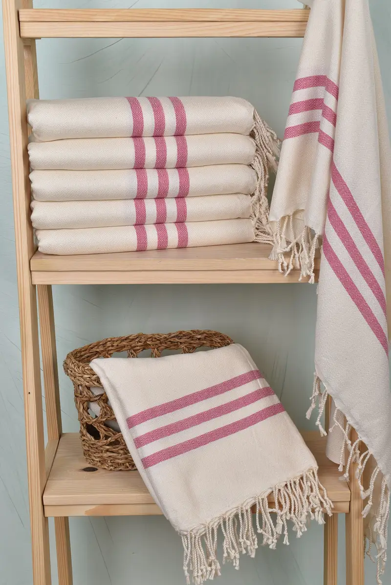 Bachelorette Party Gifts Bridesmaids, Personalized Towel, Organic Turkish towel, 70x40 Cotton Striped Towel, Unique Gift, Bachelorette Party Gifts - 3