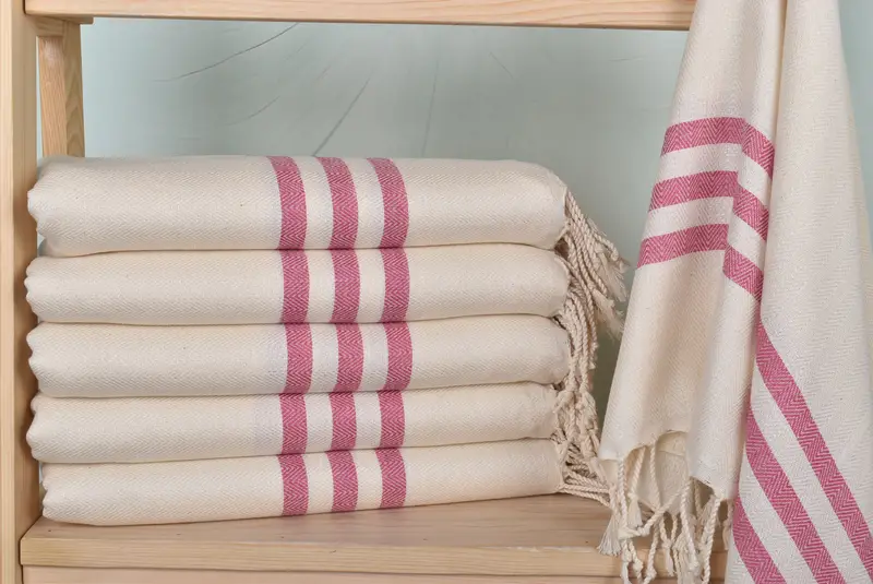 Bachelorette Party Gifts Bridesmaids, Personalized Towel, Organic Turkish towel, 70x40 Cotton Striped Towel, Unique Gift, Bachelorette Party Gifts - 2