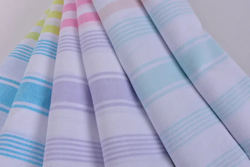 Sand-free towel, Bridal Shower Favor, Cotton towel, 36x7 Cotton Striped Towel, Turkish towel, Thin and lightweight Turkish peshtemal, Gym Towel - 5