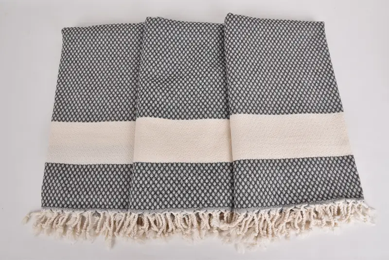 68x36 Cotton Geometric Towel, Bridal Shower Gift, Personalized Beach Towel, Custom Beach Towel, Bridal Party Gifts, Friends Beach Towel - 7