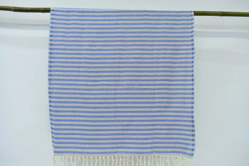 Turkish beach towel, Cute Beach Towel, 70x36 Cotton Striped Towel, Gym Towel, Bachelorette Party Favors, Handmade Gift, Personalized Gift For Her - 5