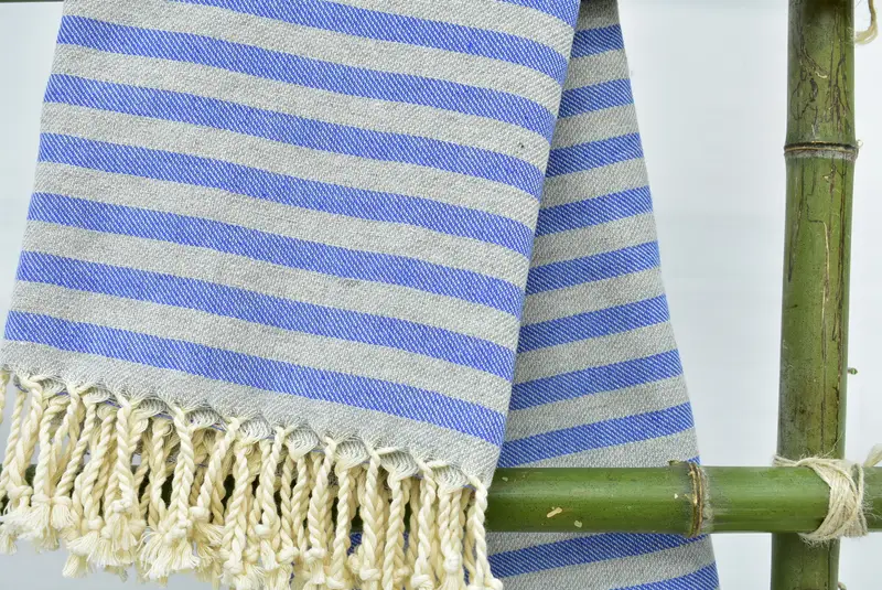 Turkish beach towel, Cute Beach Towel, 70x36 Cotton Striped Towel, Gym Towel, Bachelorette Party Favors, Handmade Gift, Personalized Gift For Her - 7