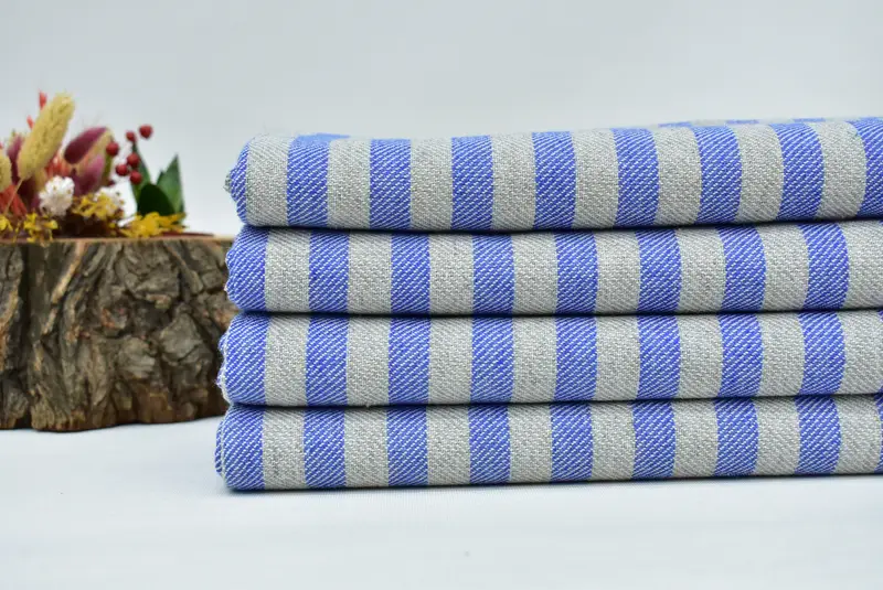 Turkish beach towel, Cute Beach Towel, 70x36 Cotton Striped Towel, Gym Towel, Bachelorette Party Favors, Handmade Gift, Personalized Gift For Her - 2