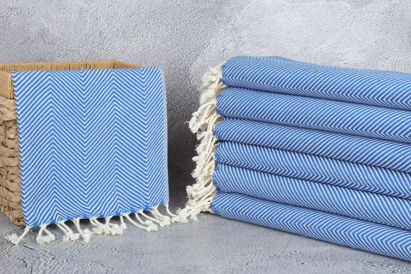 Personalized Dish Towel, Personalized Hand Towel, Monogrammed Hand Towel, Summer Gift, Gift For Her, Bathroom Towel, 40x20 Cotton Herringbone Towel - 3