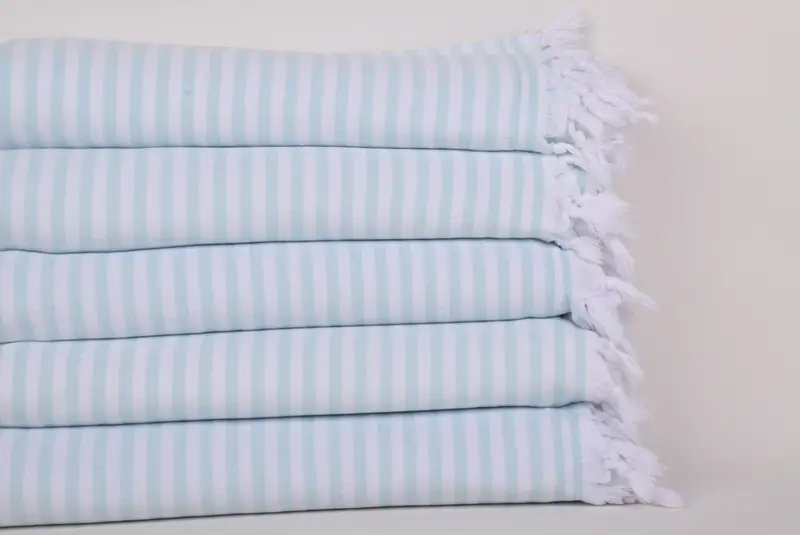 Home Decor Gifts, 70x36 Linen Terry Striped Towel, Personalized Gifts, Travel Towel, Bridal Shower Favor, Sand-resistant towel, Custom Turkish Towel - 2