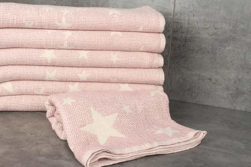 50x48 Cotton Star Design Towel, Bachelorette Gifts, First Wedding Anniversary Gift, Custom Gifts, Personalized Gifts, Bridesmaid Gifts - 3