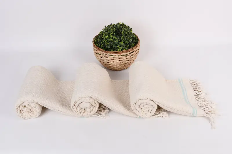 Gift For Her, Guest Towel, Housewarming Gift, Beach Size Towel, Summer Towel, Soft towel, 68x36 Cotton Striped Towel, Best Friend Gift Ideas - 8