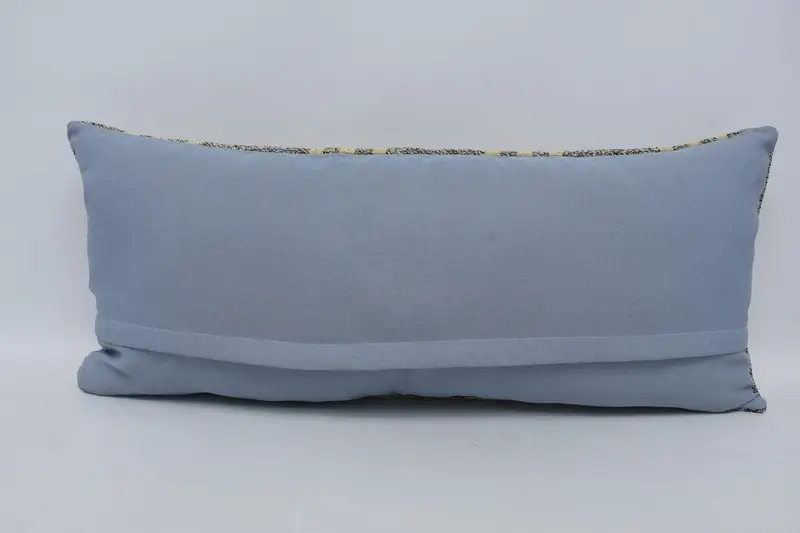 Turkish Bench Cushion Case, 16x36 Brown Pillow Cover, Home Decor Pillow, Pillow for Couch, Pillow Cover, Boho Throw Pillow Sham, Throw Kilim Pillow - 6