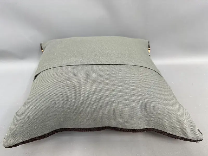 Ethnic Pillow Case, Pillow for Sofa, Kilim Pillow Cover, Pillow Cover, 18x18 Brown Pillow Cover, Interior Designer Pillow, Customized Cushion Cover - 7