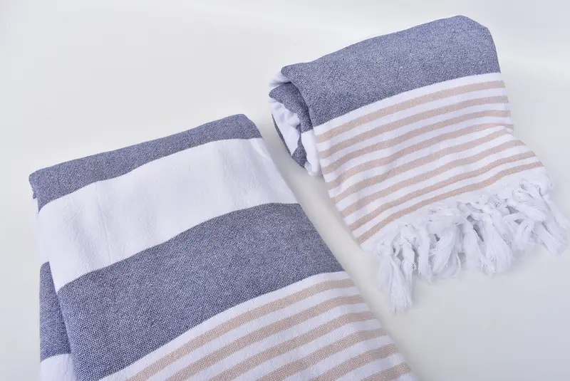 Cotton towel, Halloween Gifts, Bachelorette Party Decorations, 68x36 Cotton Striped Terry Towel, Peshtemal Towel, Housewarming Gift, Absorbent towel - 6