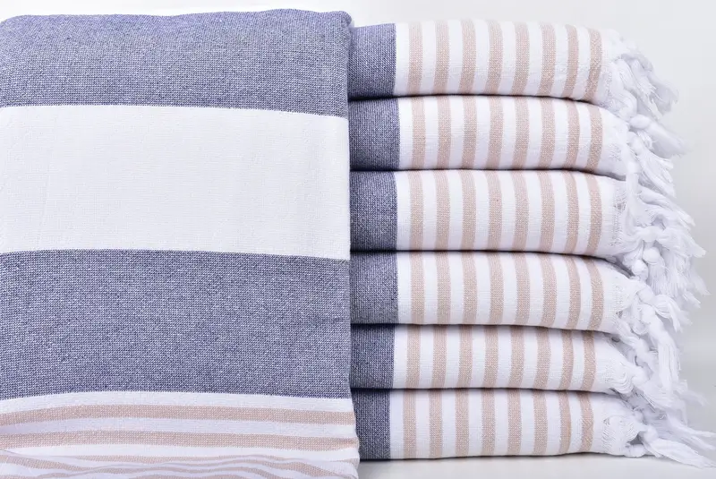 Cotton towel, Halloween Gifts, Bachelorette Party Decorations, 68x36 Cotton Striped Terry Towel, Peshtemal Towel, Housewarming Gift, Absorbent towel - 1