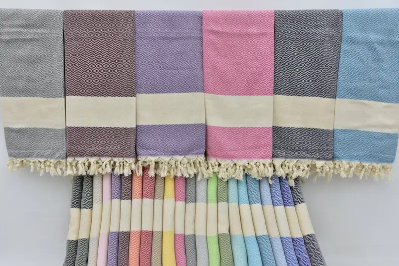 70x40 Cotton Diamond Towel, Wedding Favors, Large Beach Towel Personalized, Turkish bath towel, Monogram Beach Towel, Personalized Gift For Her - 8