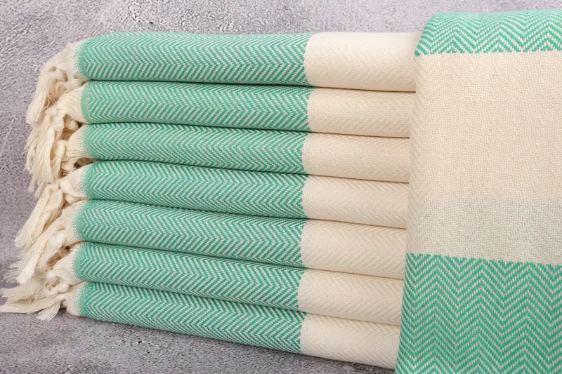 Wedding Gifts Towel, Custom Gifts, Best Beach Towel, 70x40 Cotton Herringbone Towel, Bridesmaid Towel, Quick-dry peshtemal, Turkish Bath Towel USA - 1
