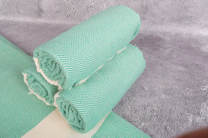 Wedding Gifts Towel, Custom Gifts, Best Beach Towel, 70x40 Cotton Herringbone Towel, Bridesmaid Towel, Quick-dry peshtemal, Turkish Bath Towel USA - 7