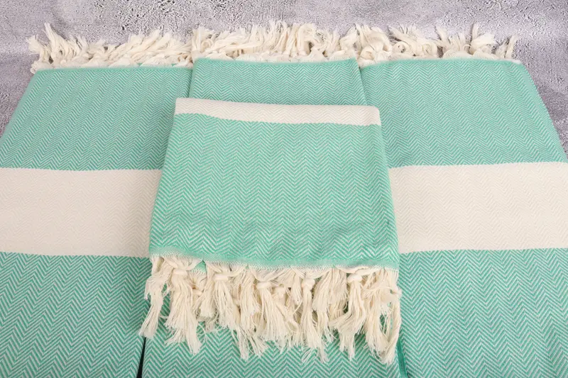 Wedding Gifts Towel, Custom Gifts, Best Beach Towel, 70x40 Cotton Herringbone Towel, Bridesmaid Towel, Quick-dry peshtemal, Turkish Bath Towel USA - 4