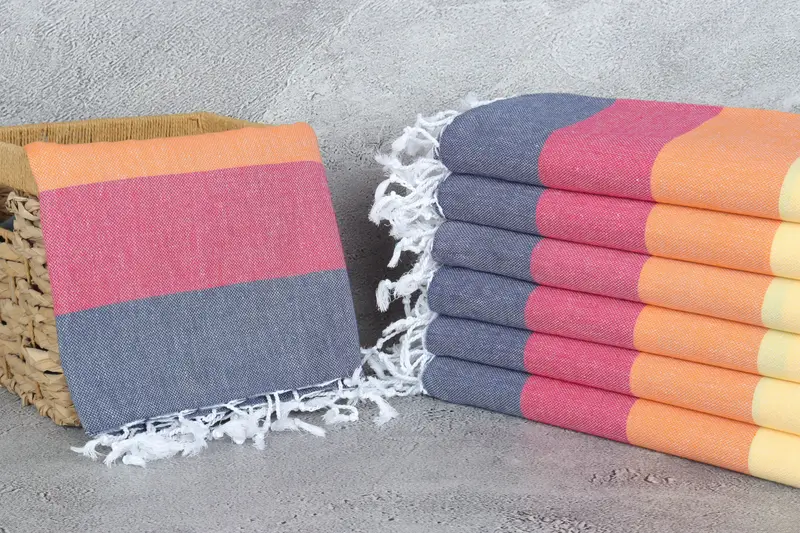Gift For Boyfriend, Monogrammed Turkish Towel, 70x40 Cotton Striped Towel, Handmade Gift, Personalized Towel, Housewarming Gift, Embroidered Towel - 3