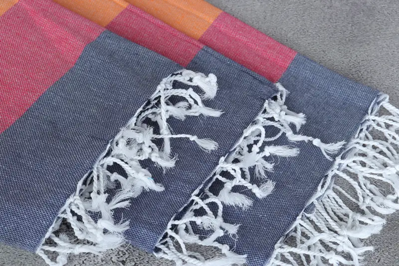 Gift For Boyfriend, Monogrammed Turkish Towel, 70x40 Cotton Striped Towel, Handmade Gift, Personalized Towel, Housewarming Gift, Embroidered Towel - 5