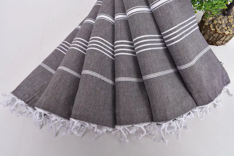 Turkish Bath Towel Set, Custom Wedding Gift, Personalized Beach Towel, Bachelorette Party Gifts Bridesmaids, Home Gift, 70x40 Cotton Striped Towel - 4