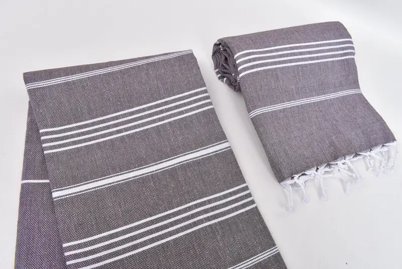 Turkish Bath Towel Set, Custom Wedding Gift, Personalized Beach Towel, Bachelorette Party Gifts Bridesmaids, Home Gift, 70x40 Cotton Striped Towel - 7