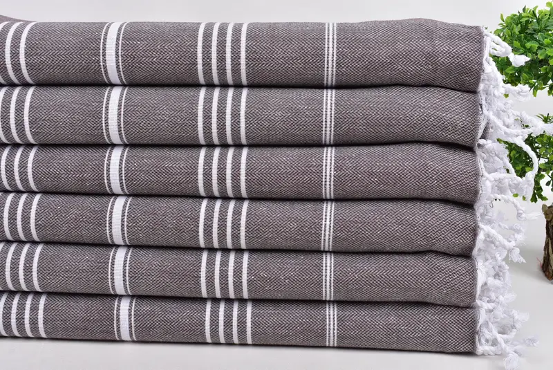 Turkish Bath Towel Set, Custom Wedding Gift, Personalized Beach Towel, Bachelorette Party Gifts Bridesmaids, Home Gift, 70x40 Cotton Striped Towel - 3