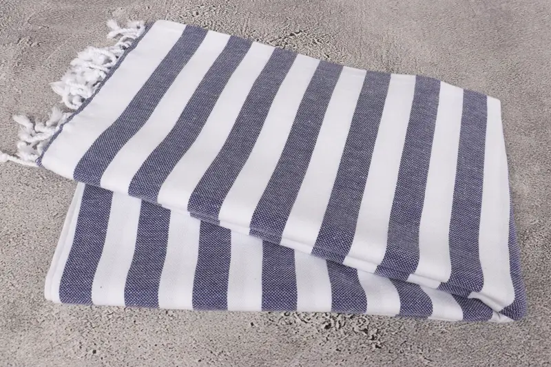 Monogram Towels, Valentines Day Gift For Him, Bachelorette Party Gift, Housewarming Gift, Fouta towel, Quick-dry towel, 68x36 Cotton Striped Towel - 6