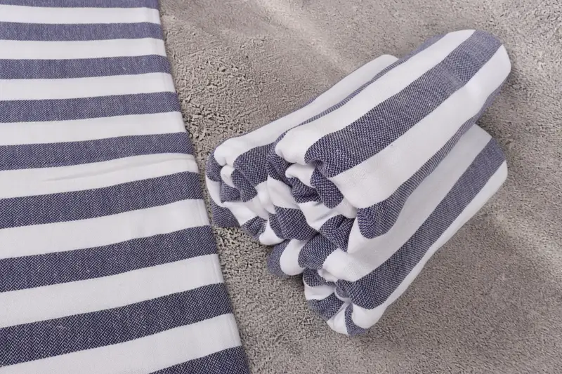 Monogram Towels, Valentines Day Gift For Him, Bachelorette Party Gift, Housewarming Gift, Fouta towel, Quick-dry towel, 68x36 Cotton Striped Towel - 8