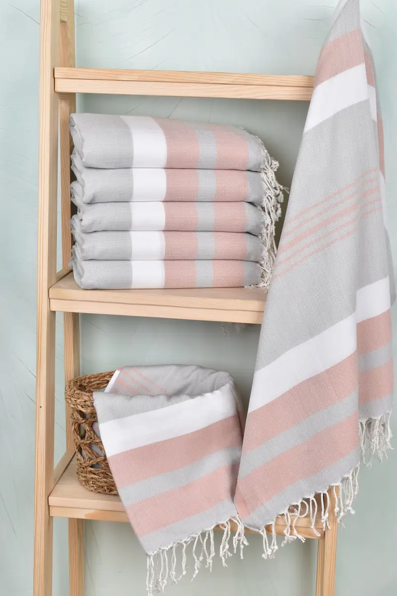 70x40 Cotton Striped Towel, Turkish towel, Turkish Towel USA, Bathroom Towel, Turkish Towel Personalized, Bachelorette Party Gifts, Beach Towel Gift - 3