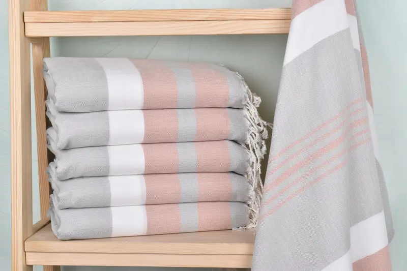 70x40 Cotton Striped Towel, Turkish towel, Turkish Towel USA, Bathroom Towel, Turkish Towel Personalized, Bachelorette Party Gifts, Beach Towel Gift - 2